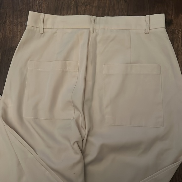 Cream Prettylittlething Wide Leg Pants - Picture 4 of 5